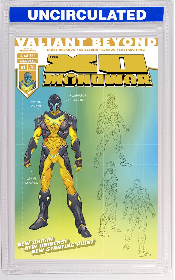 Valiant Beyond: The X-O Manowar #1 Variant D (Ponce Design Variant)