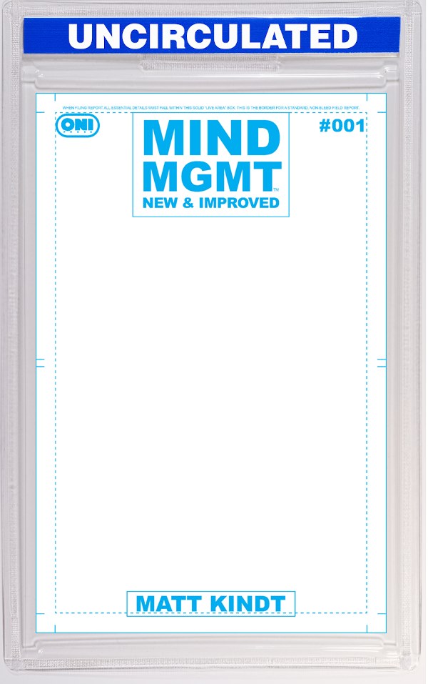 Mind MGMT New & Improved #1 CVR D Blank Sketch VAR