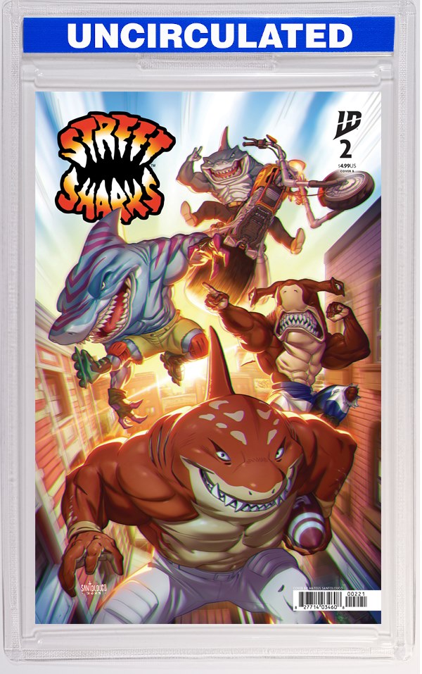 Street Sharks #2 Variant B (Santolouco)