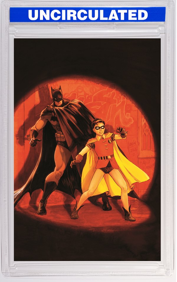 BATMAN AND ROBIN YEAR ONE #1 (OF 12) CVR B MIKEL JANIN CARD STOCK VAR