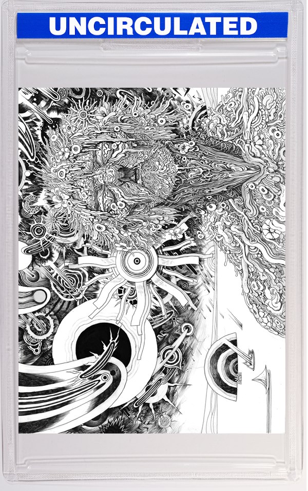 Karman Blade #4 (Of 4) CVR C INC Ian Bertram B&W Virgin Wraparound VAR (MR)