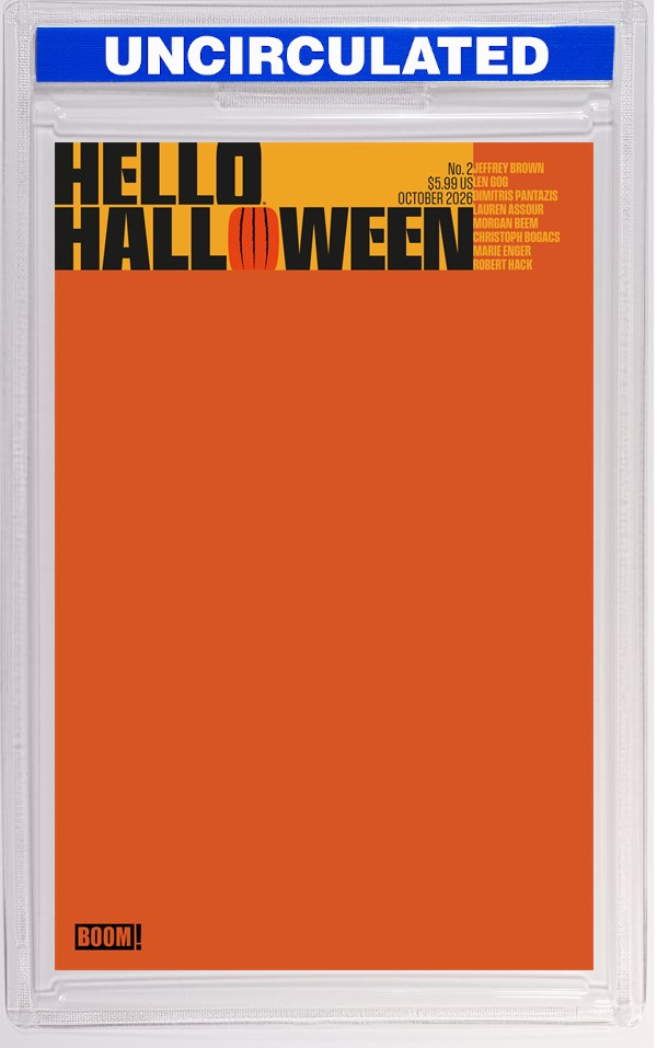 Hello Halloween #2 E Blank Sketch Variant