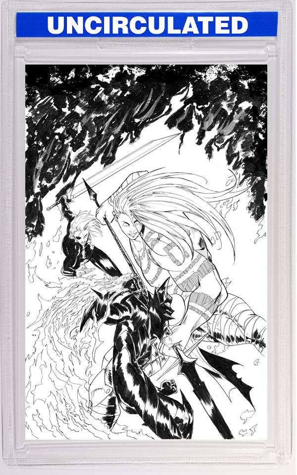 Fireborn #4 CVR C INC Patrick Mulholland B&W Virgin VAR