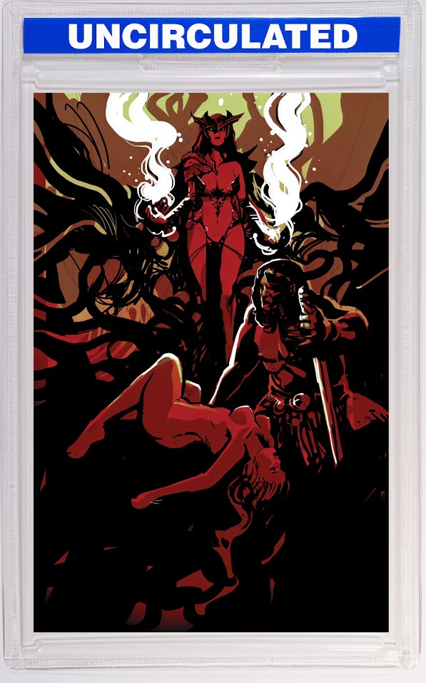 Cimmerian A Witch Shall Be Born #1 (Of 3) CVR E INC Stephanne Perger Layout Virgin VAR (MR)