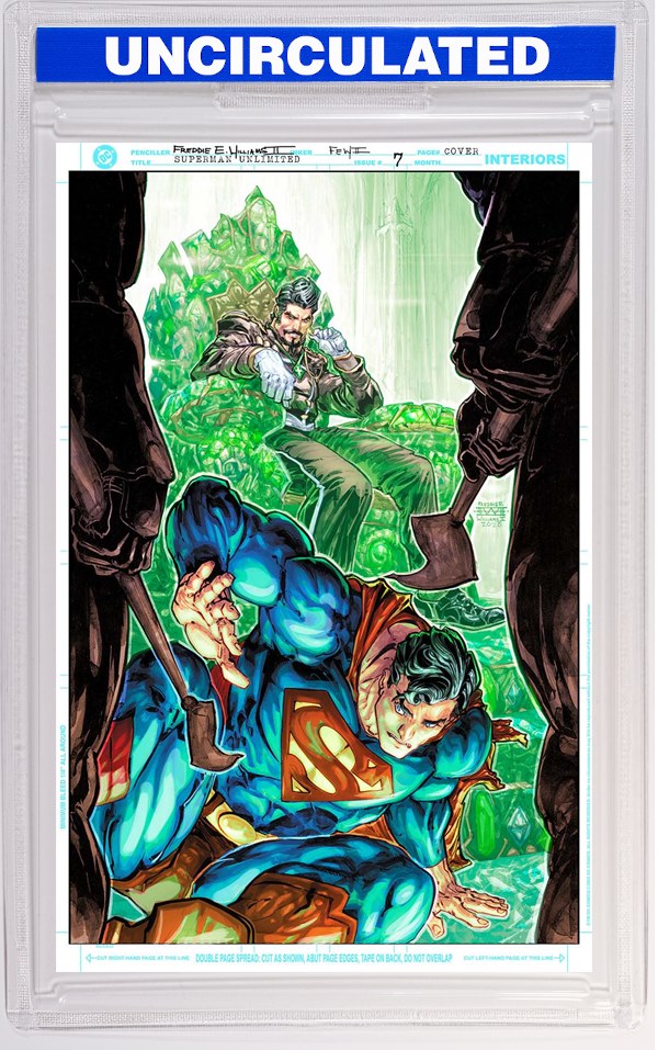 Superman Unlimited #7 CVR D Freddie E Williams II Card Stock VAR