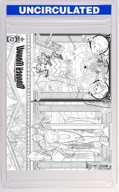 Absolute Wonder Woman Annual 2026 #1 CVR B Hayden Sherman B&W Wraparound Card Stock Variant (2nd Printing)