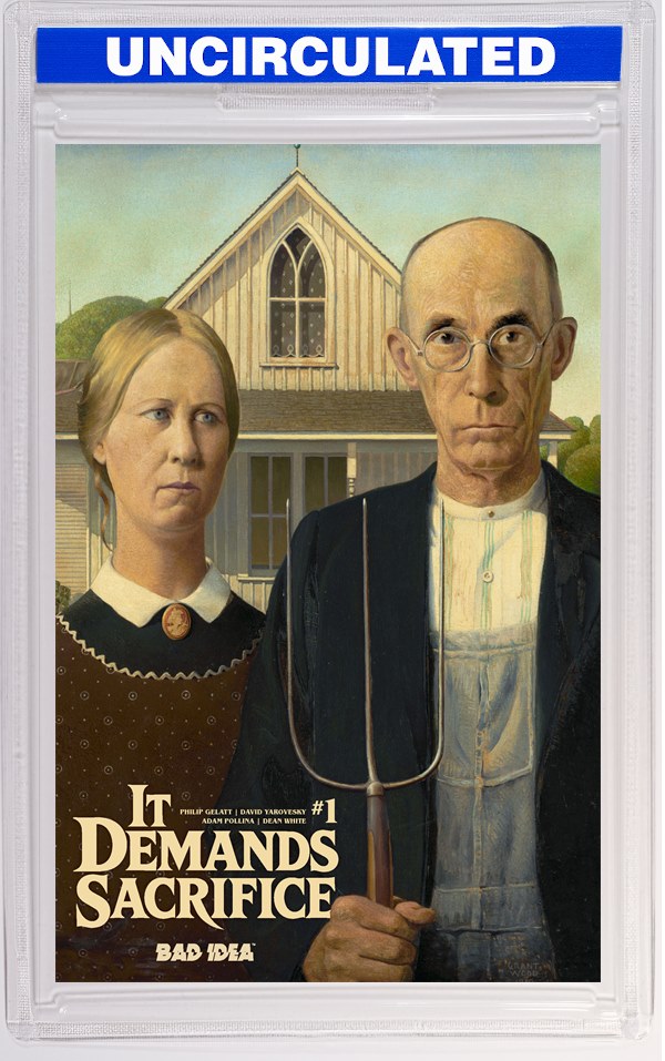 It Demands Sacrifice #1 (Of 4) CVR E Grant Wood Old Masters VAR