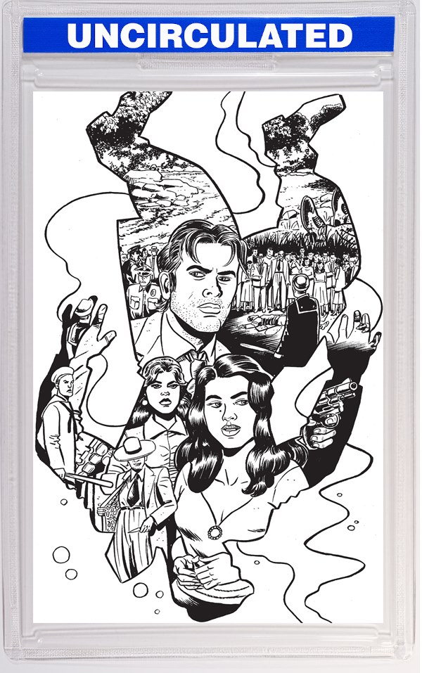 Death To Pachuco #1 (Of 5) CVR E INC David Lapham B&W VAR (MR)