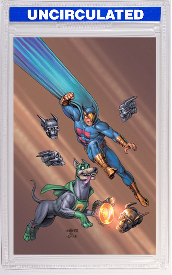 Blue Falcon & Dynomutt #3 CVR G INC Joseph Michael Linsner Virgin VAR