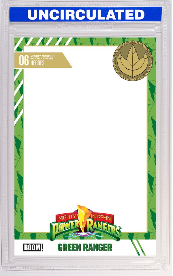 Mighty Morphin Power Rangers (2026) #6 D Trading Card Blank Sketch Variant