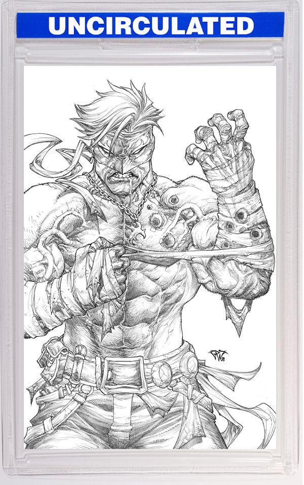Final Boss #8 CVR E INC Paolo Pantalena B&W Virgin VAR (MR)