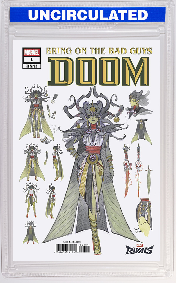 Bring On the Bad Guys: Doom #1 Peach Momoko Marvel Rivals Variant