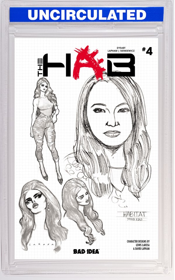 Hab #4 (Of 5) CVR D INC Lewis Larosa David Lapham Character Design VAR