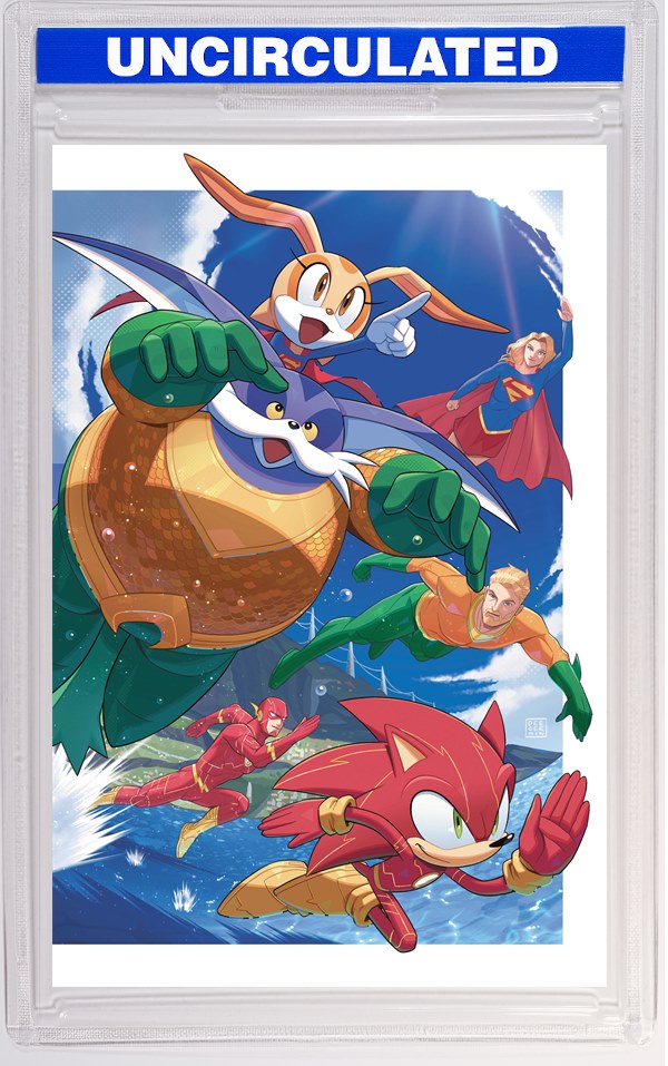 DC X Sonic The Hedgehog Metal Legion #5 (Of 5) CVR B Min Ho Kim Card Stock VAR