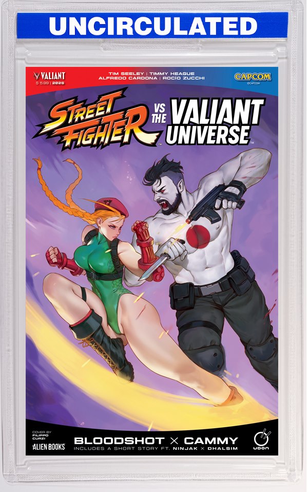 Street Fighter Vs The Valiant Universe Special Cover A (Curzi)