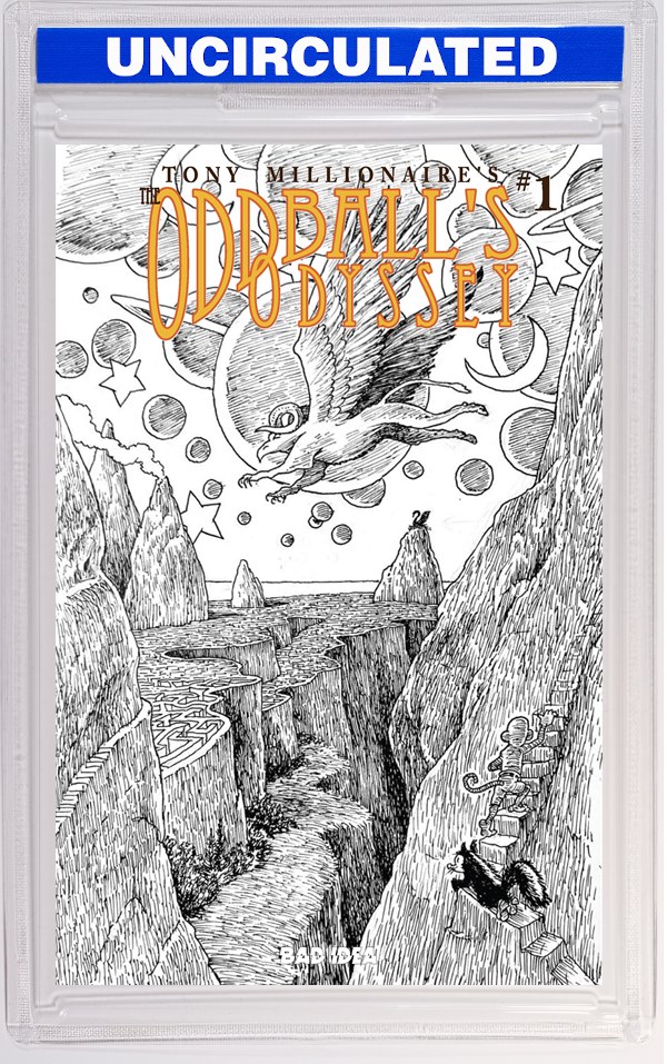 Oddballs Odyssey #1 (One-Shot) CVR F INC Tony Millionaire Black & White VAR