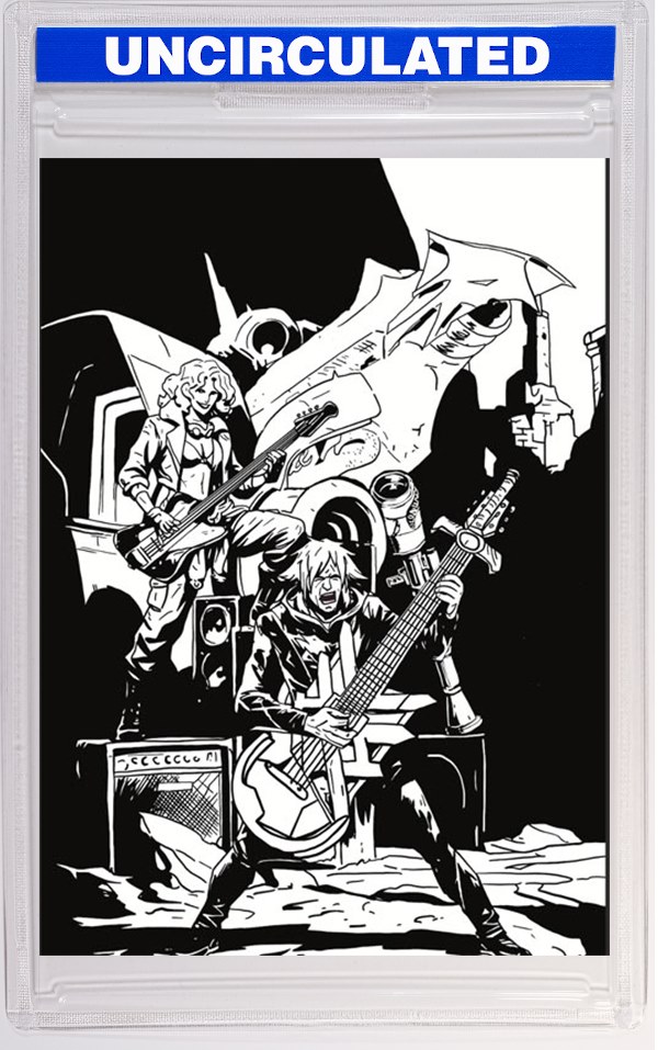 Lost Fantasy #14 CVR D Emmanuel Gervasoni Cardstock Concert B&W VAR