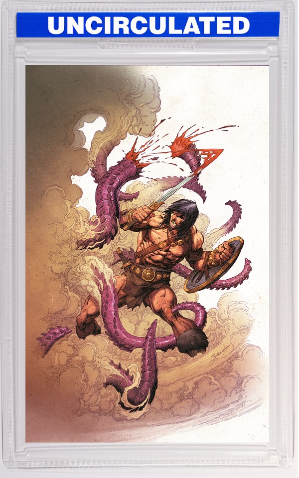 Conan The Barbarian #36 CVR D Mark Bagley Virgin Cardstock VAR (MR)
