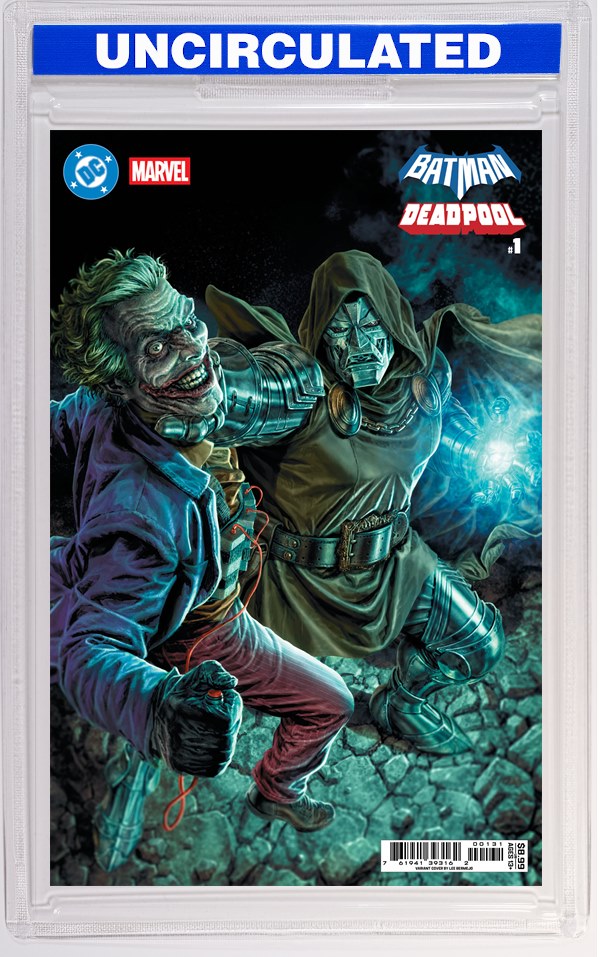 DC Marvel Batman Deadpool #1 (One Shot) CVR C Lee Bermejo Joker Dr Doom Card Stock VAR