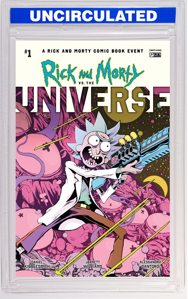Rick And Morty Vs The Universe #1 (Of 4) CVR E INC Flops Interlocking VAR