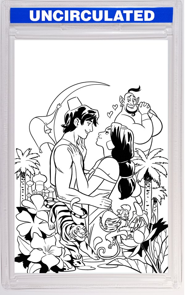 Aladdin #1 CVR K INC Natacha Bustos Line Art Virgin VAR