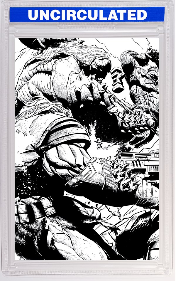 Planet Death #2 (Of 4) CVR D INC Joe Quesada BW Virgin VAR