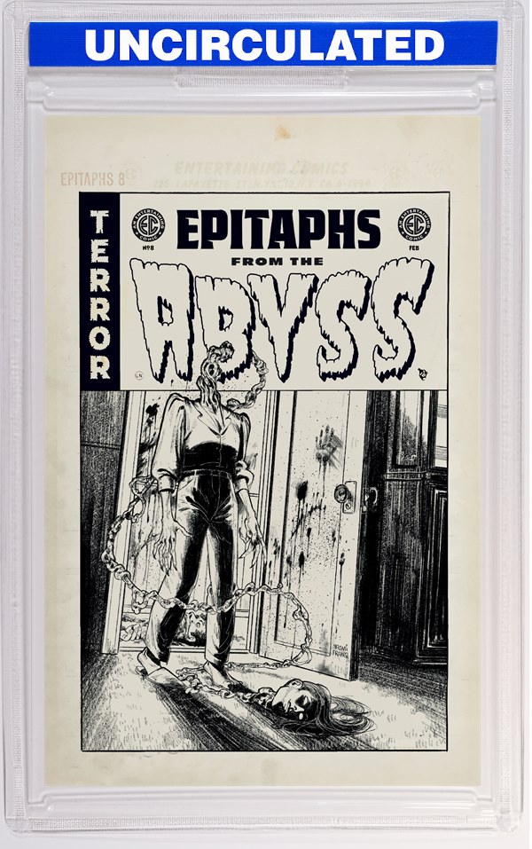 EC Epitaphs From The Abyss #8 (Of 12) CVR D INC Naomi Franq B&W Artist Edition VAR