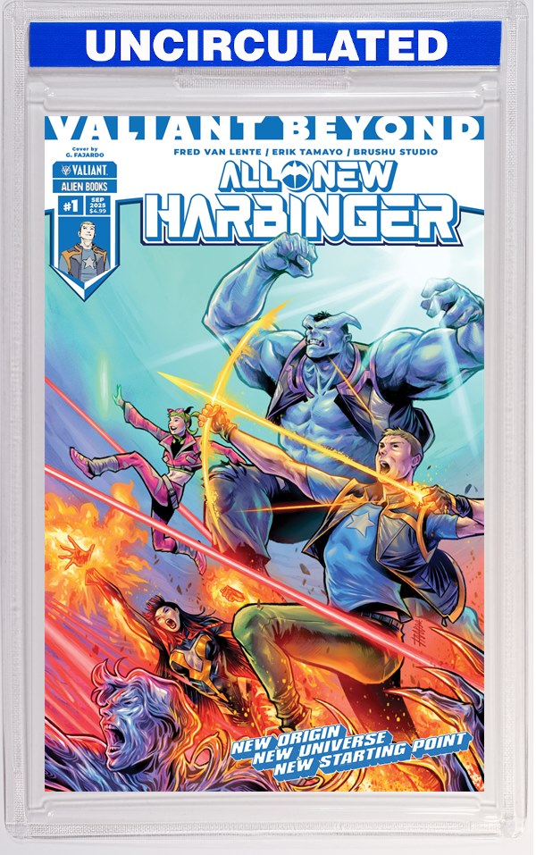 Valiant Beyond: All-New Harbinger #1 Variant B (Fajardo Wraparound Variant)