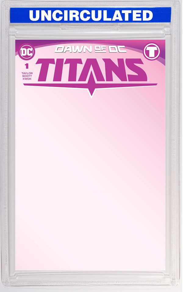 TITANS #1 CVR D BLANK CARD STOCK VAR