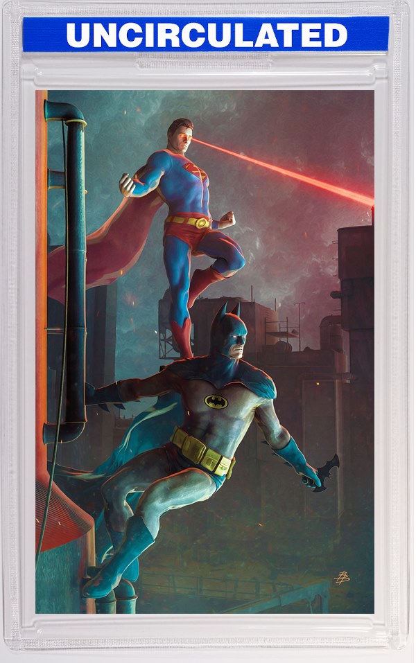 BATMAN SUPERMAN WORLDS FINEST #29 CVR B BJORN BARENDS CARD STOCK VAR