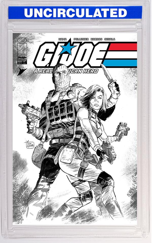 GI Joe A Real American Hero #333 CVR B Lee Weeks B&W VAR