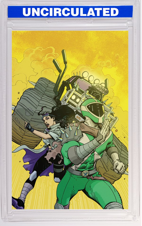 Power Rangers Unlimited #4 E INCV Foil Variant (Full Art, Foil, Hamner)