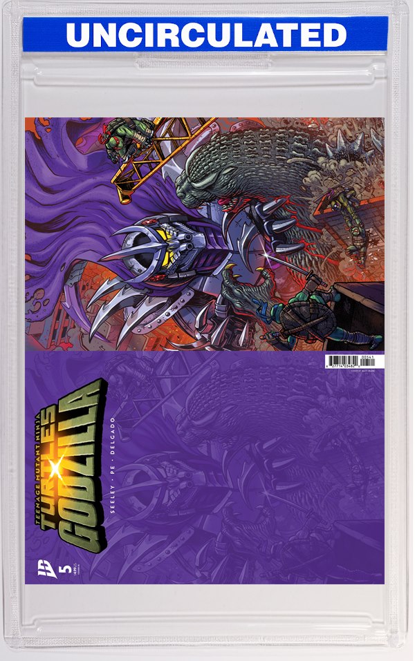 Teenage Mutant Ninja Turtles X Godzilla #5 Variant (Frank Full Art)