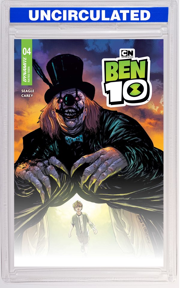 Ben 10 #4 CVR M INC Robert Carey Signed By Steven T. Seagle