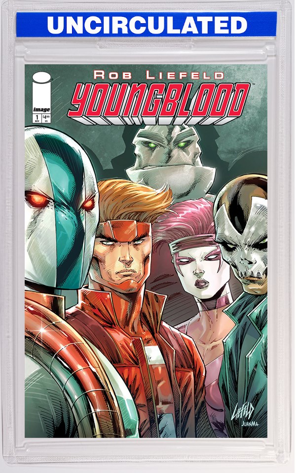Youngblood #1 (2025) CVR A Rob Liefeld Polybagged & Collectible Card