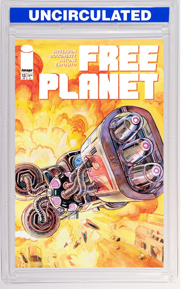 Free Planet #13 CVR B Jed Dougherty VAR