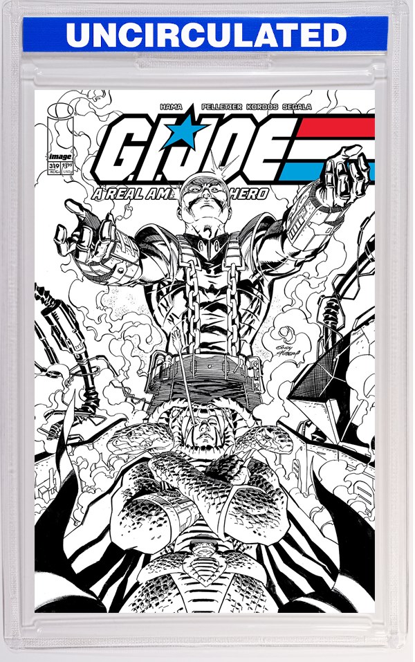 Gi Joe A Real American Hero #319 CVR B Andy Kubert B&W VAR