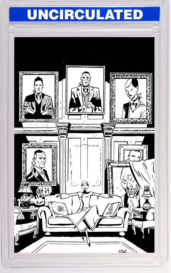 Fall Of The House Of Slaughter #1 D INCV (Full Art, Charretier)