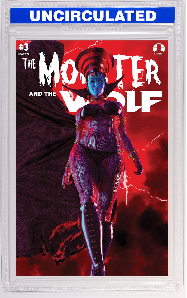 Mark Spears Monsters The Monster & The Wolf #3 CVR E INC Mark Spears Queen Of Hearts VAR