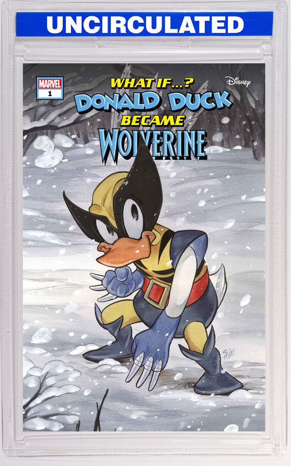 MARVEL & DISNEY: WHAT IF...? DONALD DUCK BECAME WOLVERINE #1 PEACH MOMOKO VARIANT