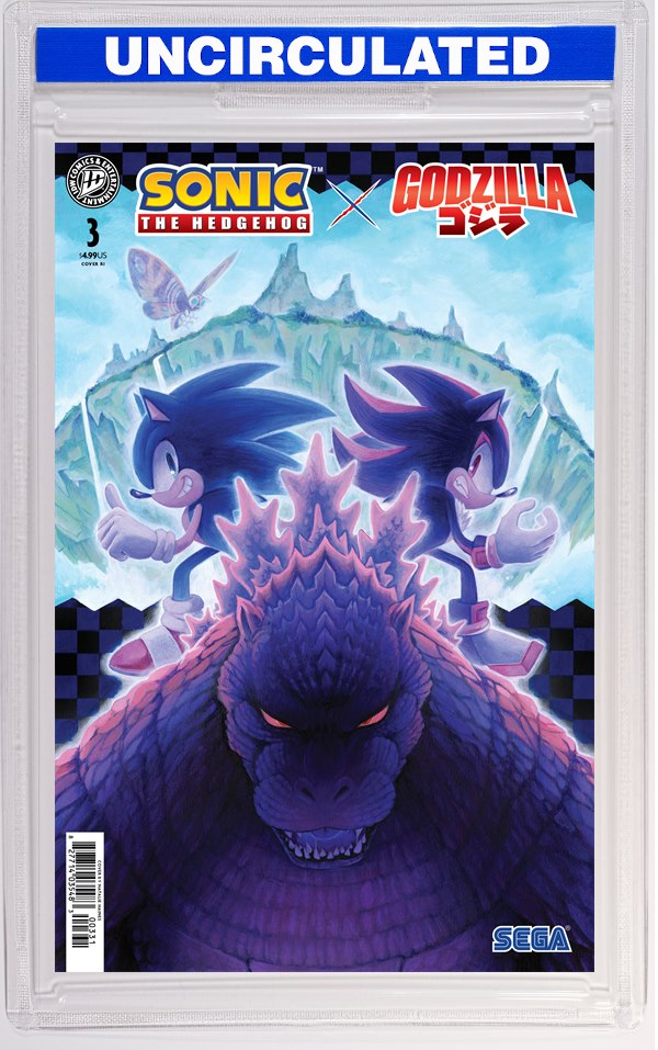 Sonic The Hedgehog X Godzilla #3 Variant RI (Haines)