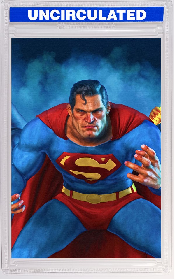 Justice League Unlimited #26 CVR C Mark Spears 3-Part Connecting Superman Card Stock VAR