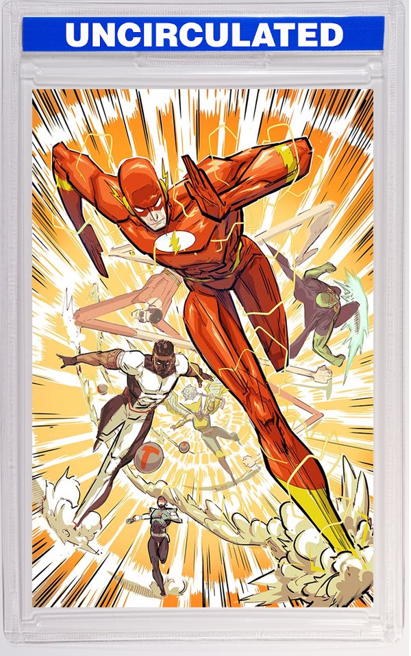 Flash #35 CVR B Riley Rossmo Card Stock VAR