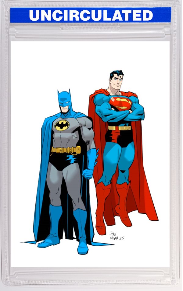 Batman Superman Worlds Finest #49 CVR F Dan Mora Corner Box Spot Foil VAR