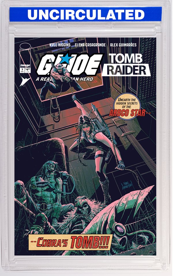 GI Joe A Real American Hero Tomb Raider #3 (Of 5) CVR D INC Chris Mooneyham Vintage Joe VAR