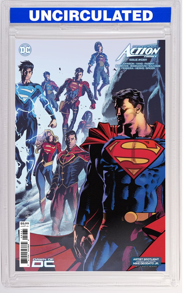 ACTION COMICS #1059 CVR D MIKE DEODATO JR ARTIST SPOTLIGHT CARD STOCK VAR