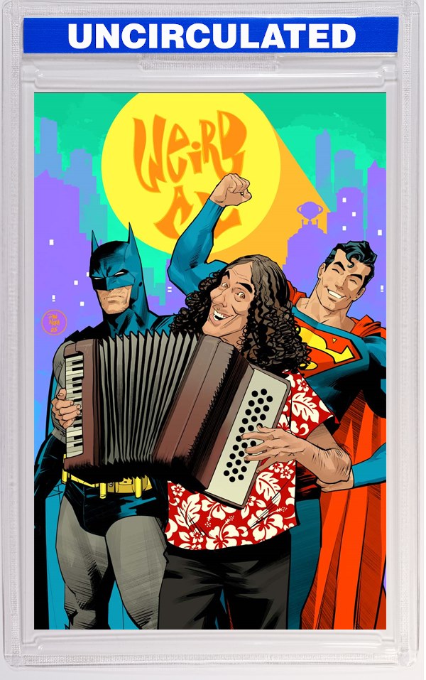 Batman Superman Worlds Finest #50 CVR G Dan Mora Weird Al Yankovic Cameo Card Stock VAR