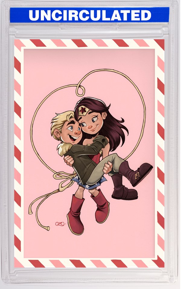 Wonder Woman #30 CVR E Chrissie Zullo Valentines Day Card Stock VAR