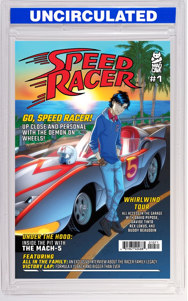 Speed Racer #1 CVR G Chris Batista Car Magazine Homage Unlock VAR