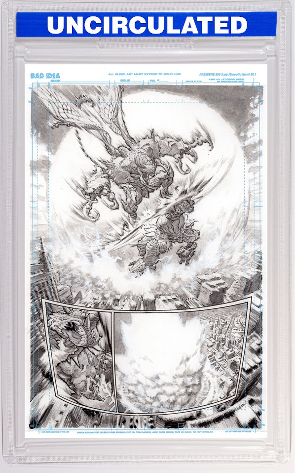 Olympus Saga Megalith #1 (Of 4) CVR G Lewis Larosa Original Art Edition 4 VAR